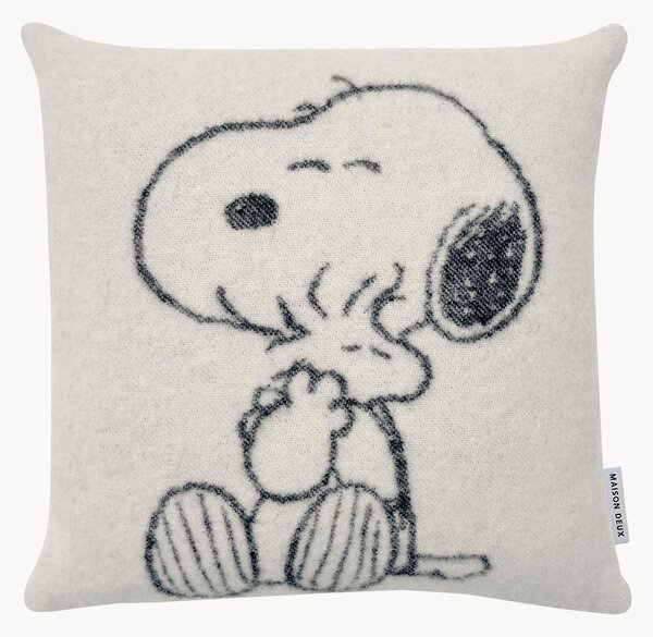 Vlnený dekoračný poťah na vankúš Peanuts Hug