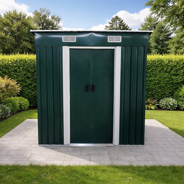 Záhradný domček BestBerg BBSH-406GN / 2,25 m² / 121 x 194 x 192 cm / zelená