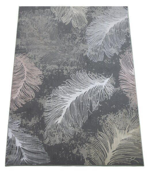 BE Koberec Allianz 6304 GREY – sivý obdĺžnikový Rozmer: 60x100 cm