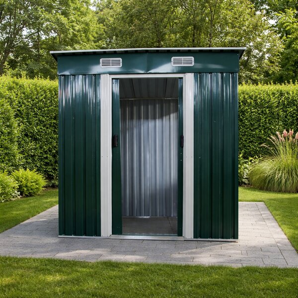 Záhradný domček BestBerg BBSH-406GN / 2,25 m² / 121 x 194 x 192 cm / zelená