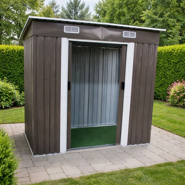 Záhradný domček BestBerg BBSH-407G / 2,8 m² / 130 x 213 x 191 cm / sivá