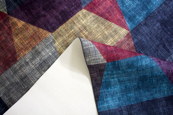 Koberec Porte 2032 MULTI – viacfarebný so vzorom, 100% polyester Rozmer: 50x80 cm