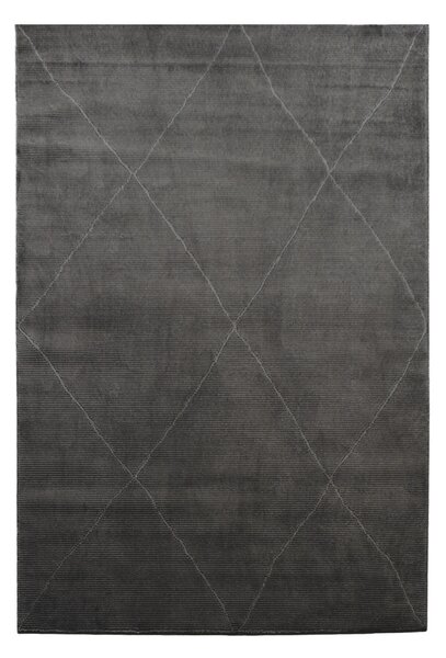 Koberec Zurich 1903 Dark Grey – sivý s geometrickým vzorom Rozmer: 140x190 cm