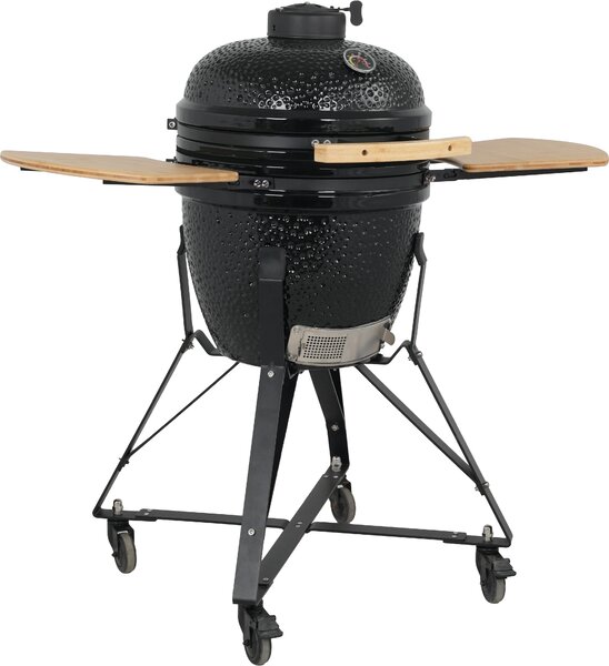 Keramický Kamado BBQ gril BestBerg BBGK-46B / Ø 38,3 cm / čierna