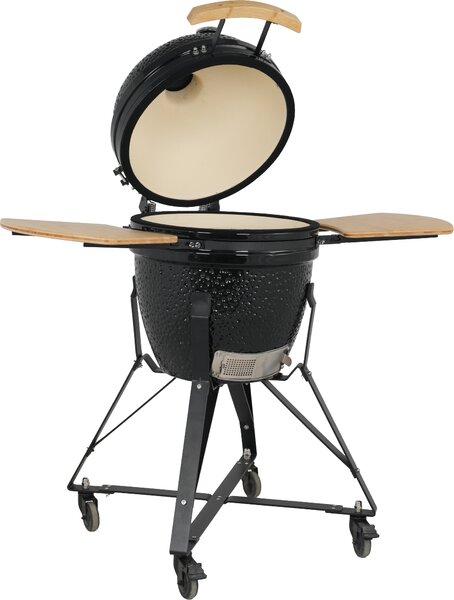 Keramický Kamado BBQ gril BestBerg BBGK-46B / Ø 38,3 cm / čierna