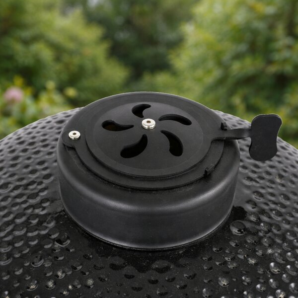 Keramický Kamado BBQ gril BestBerg BBGK-46B / Ø 38,3 cm / čierna