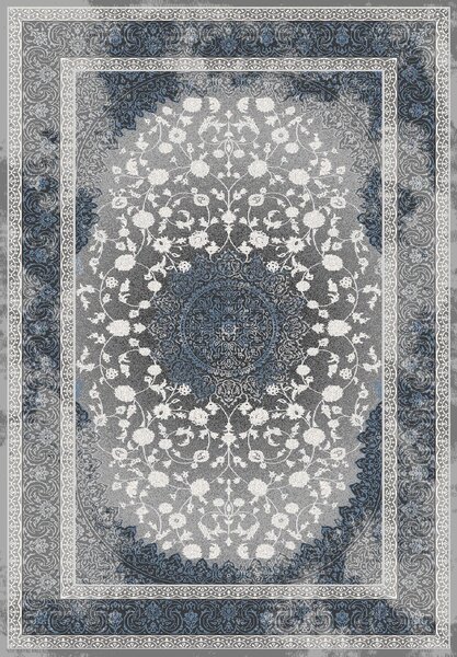 Koberec Deluxe 9091 NAVY – námornícka modrá, obdĺžnikový Rozmer: 60x100 cm