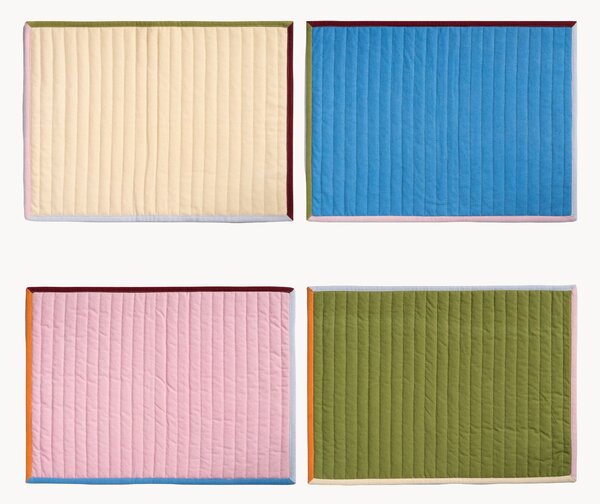 Ručne vyrobené prestierania Stitch, 4 ks