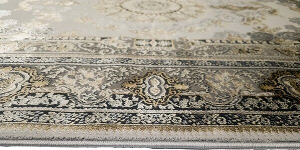Koberec Deluxe 9093 béžový s orientálnym vzorom – obdĺžnikový Rozmer: 60x100 cm