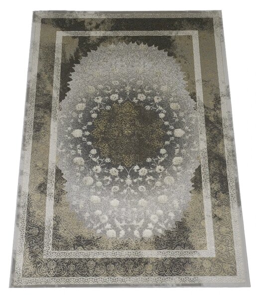 Koberec Deluxe 9091 béžový s orientálnym vzorom – obdĺžnikový Rozmer: 80x150 cm