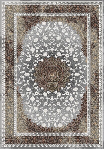 Koberec Deluxe 9091 béžový s orientálnym vzorom – obdĺžnikový Rozmer: 80x150 cm