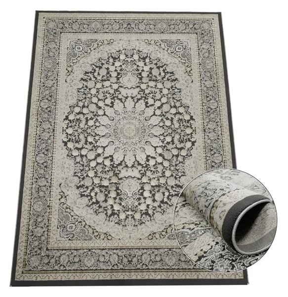 Koberec Deluxe 9092 béžový s orientálnym vzorom – obdĺžnikový Rozmer: 60x100 cm