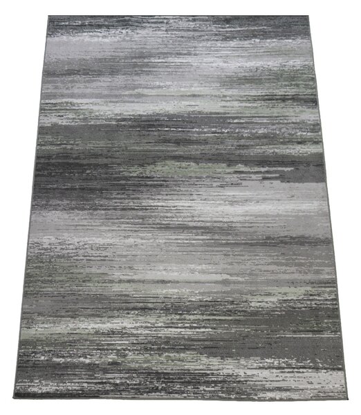 Koberec Accra 6505 Grey Green – zelený vzorovaný obdĺžnik Rozmer: 60x100 cm
