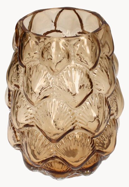 Sklenená váza Shell, V 20 cm