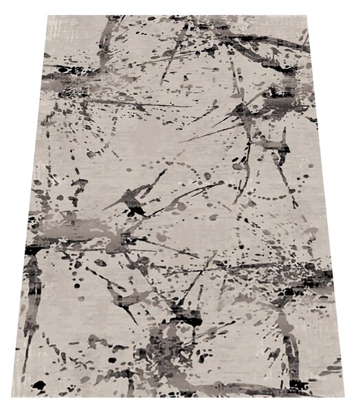 Koberec Gloria 3673 béžový – obdĺžnikový s abstraktným vzorom Rozmer: 60x100 cm