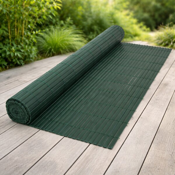 Umělá PVC rákosová rohož/zástěna BestBerg BBGD-13GN / 1 × 3 m / zelená