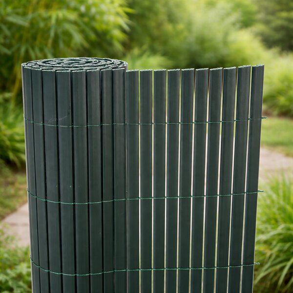 Umelá PVC rákosová rohož/zástena BestBerg BBGD-23GN / 2 × 3 m / zelená