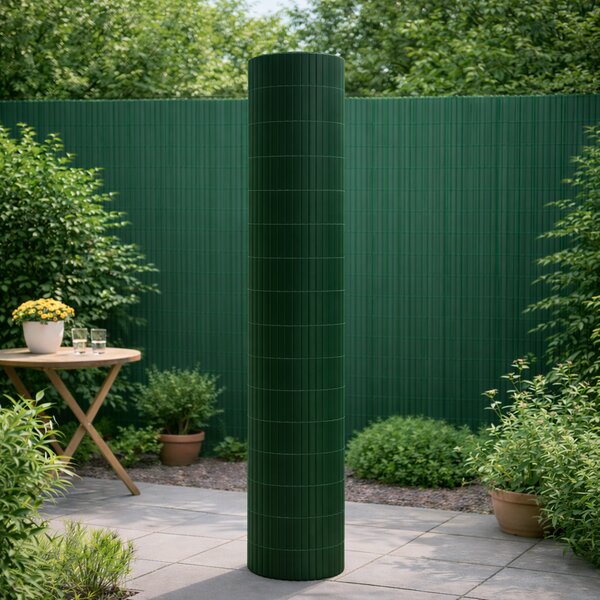 Umelá PVC rákosová rohož/zástena BestBerg BBGD-23GN / 2 × 3 m / zelená