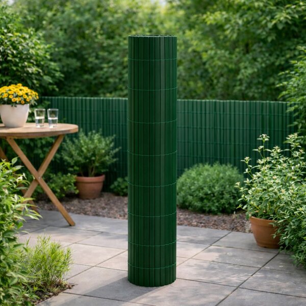 Umělá PVC rákosová rohož/zástěna BestBerg BBGD-13GN / 1 × 3 m / zelená