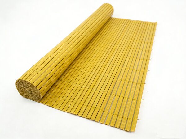 Umelá PVC rákosová rohož/zástena BestBerg BBGD-13Y / 1 × 3 m / prírodná