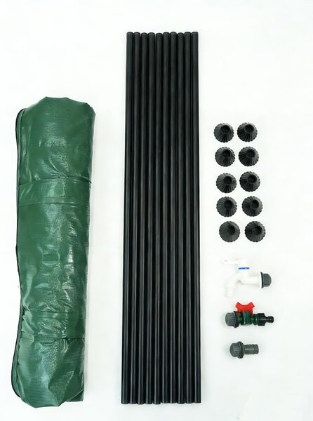 Skladací sud na dažďovú vodu BestBerg BBWT-750 / 750 l / zelená