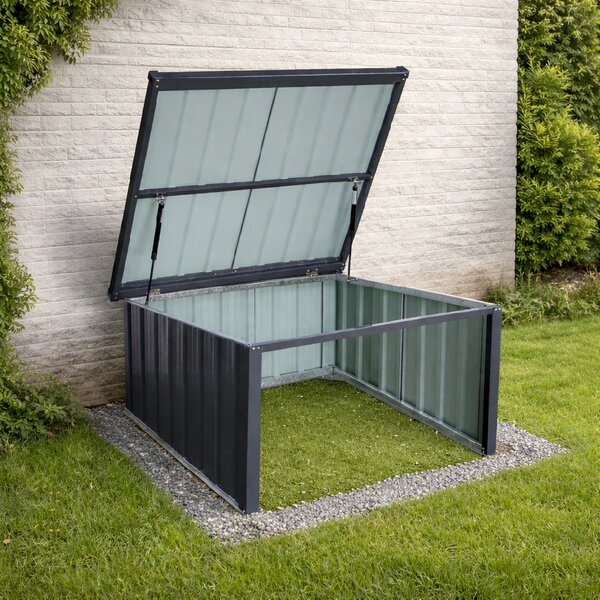 Garáž pre robotickú kosačku BestBerg BBLM-99A / 90 × 93 × 57 cm / antracit