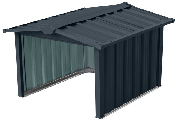 Garáž pre robotickú kosačku BestBerg BBLM-88A / 88 × 86 × 60 cm / antracit