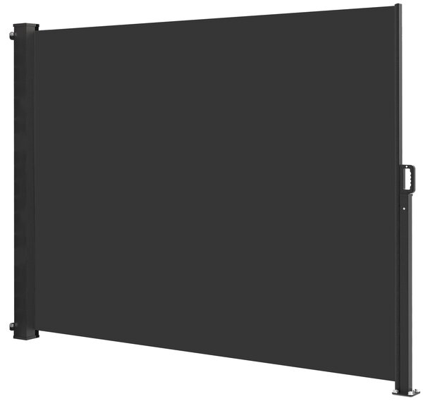 Zaťahovacia markíza/bočná zástena BestBerg BBSU-S300BK / 180 × 300 cm / čierna