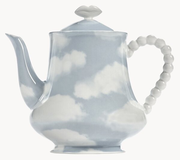 Ručne dokončený porcelánový čajník Les Objets Mouleversants, 850 ml