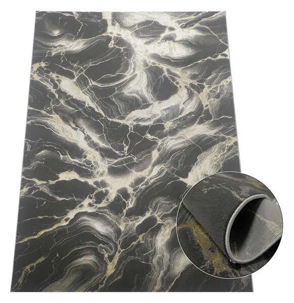 Koberec Deluxe 9094 BEIGE – béžový so vzorom, obdĺžnik Rozmer: 60x100 cm