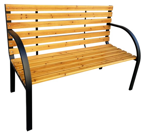 Záhradná lavička BestBerg BBGF-269 / 122 × 60 × 80 cm / drevo