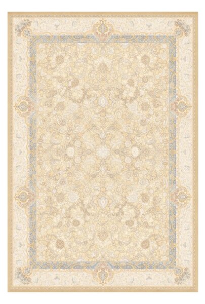 Koberec Miras 1202 GOLD – žltý obdĺžnik s orientálnym vzorom Rozmer: 150x225 cm