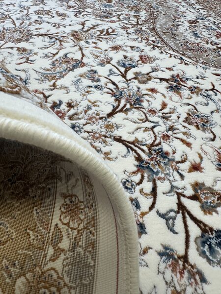 Koberec Miras 1200 CREAM – krémový obdĺžnik s orientálnym vzorom Rozmer: 150x225 cm