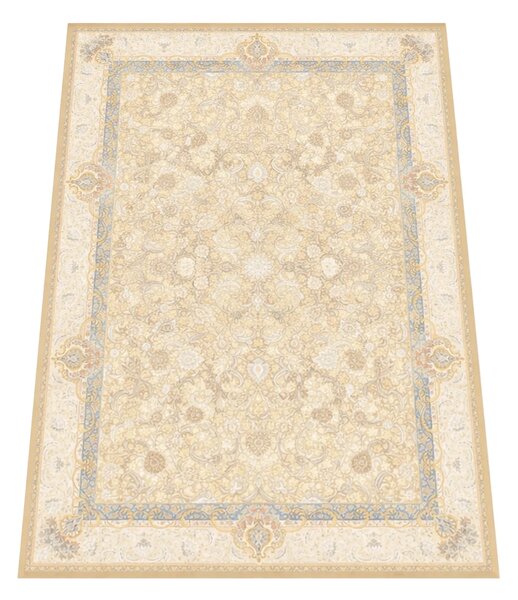 Koberec Miras 1202 GOLD – žltý obdĺžnik s orientálnym vzorom Rozmer: 150x225 cm