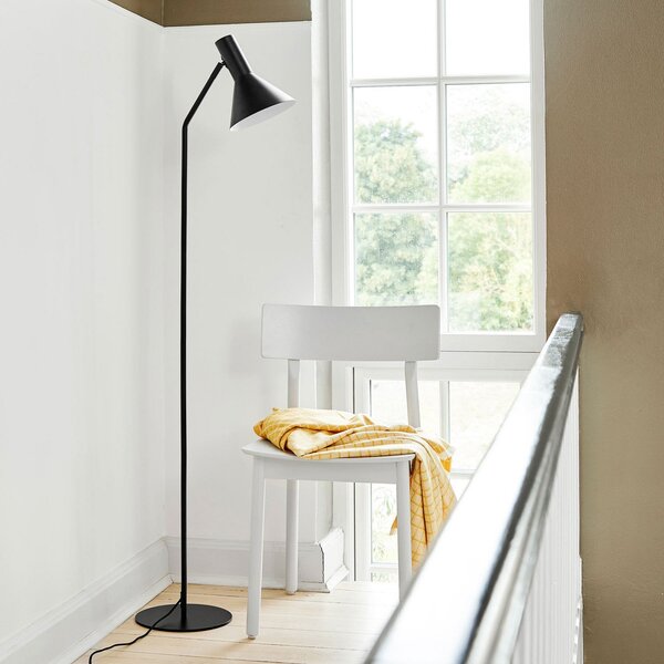 Stojacie Lampa FRANDSEN, Lyss, Čierna, Obývacia izba, Kov, Dizajnový