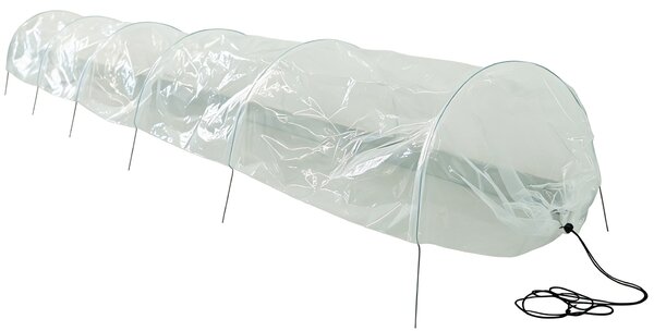 Záhradný fóliovník BestBerg BBGT-1028 / 1,35 m² / 300 x 45 x 30 cm / transparentná