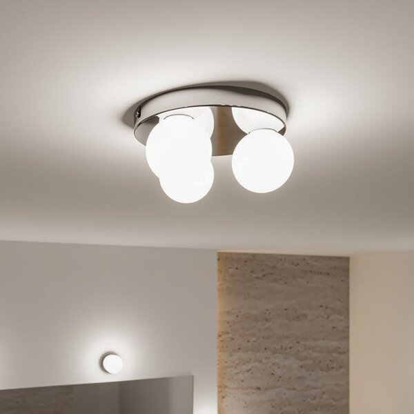 Stropné Lampa Paulmann, Gove, stmievateľné, Metalická, Obývacia izba, Sklo, Moderný