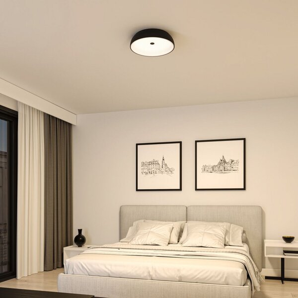 Stropné Lampa Paulmann, Jaron, stmievateľné, Čierna, Obývacia izba, Kov, Moderný
