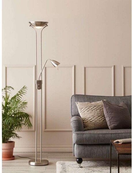 Stojacie Lampa Markslöjd, stmievateľné, Metalická, Obývacia izba, Kov