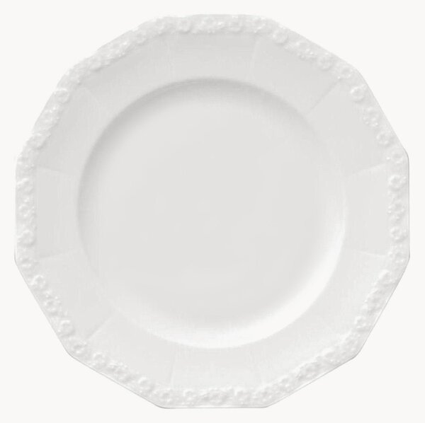 Porcelánové raňajkové taniere Maria White, 6 ks
