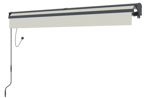 Elektrická markíza s LED osvetlením BestBerg BBSU-EL295BG / 295 × 250 cm / béžová