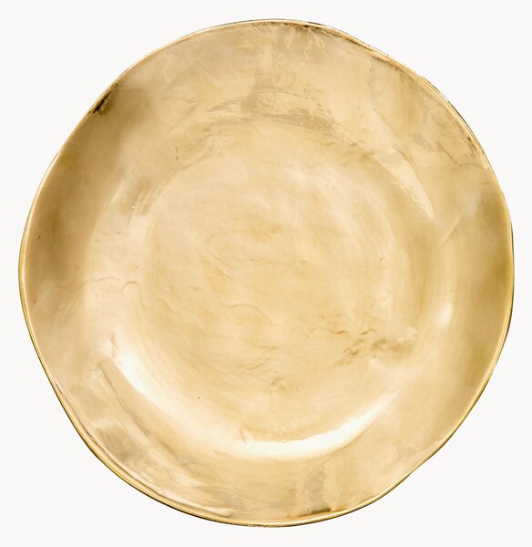 Ručne vyrobený porcelánový dezertný tanier Gold Edge