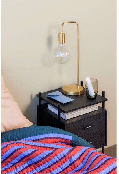 Stolové Lampa Hübsch, Zlatá / Mosadz, Obývacia izba, Kov