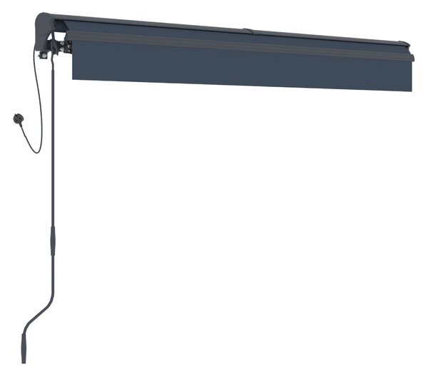 Elektrická markíza BestBerg BBSU-E295CG / 295 × 250 cm / sivá