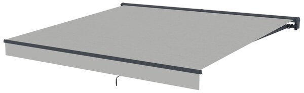 Elektrická markíza BestBerg BBSU-E350LG / 350 × 300 cm / svetlo sivá
