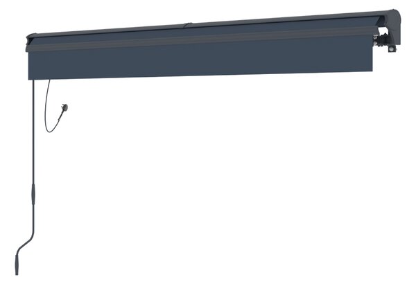 Elektrická markíza BestBerg BBSU-E295CG / 295 × 250 cm / sivá