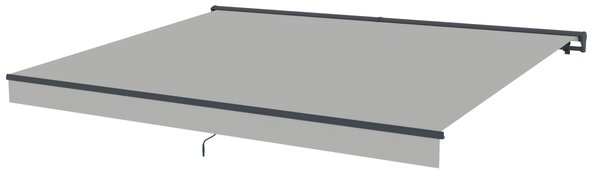 Elektrická markíza BestBerg BBSU-E395LG / 395 × 300 cm / svetlo sivá