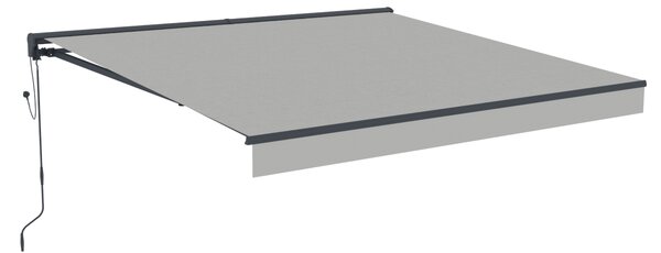 Elektrická markíza BestBerg BBSU-E350LG / 350 × 300 cm / svetlo sivá