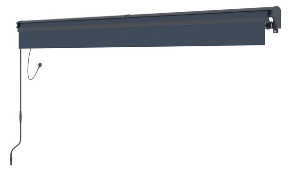 Elektrická markíza BestBerg BBSU-E350CG / 350 × 300 cm / sivá