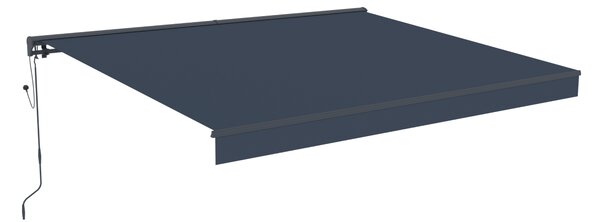 Elektrická markíza BestBerg BBSU-E395CG / 395 × 300 cm / sivá